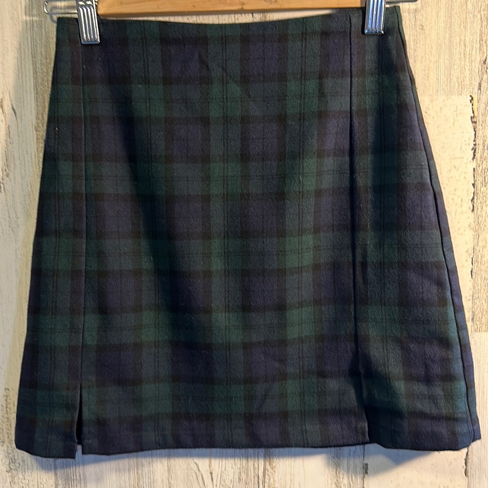 Brandy Melville Dark Green Short Skirt